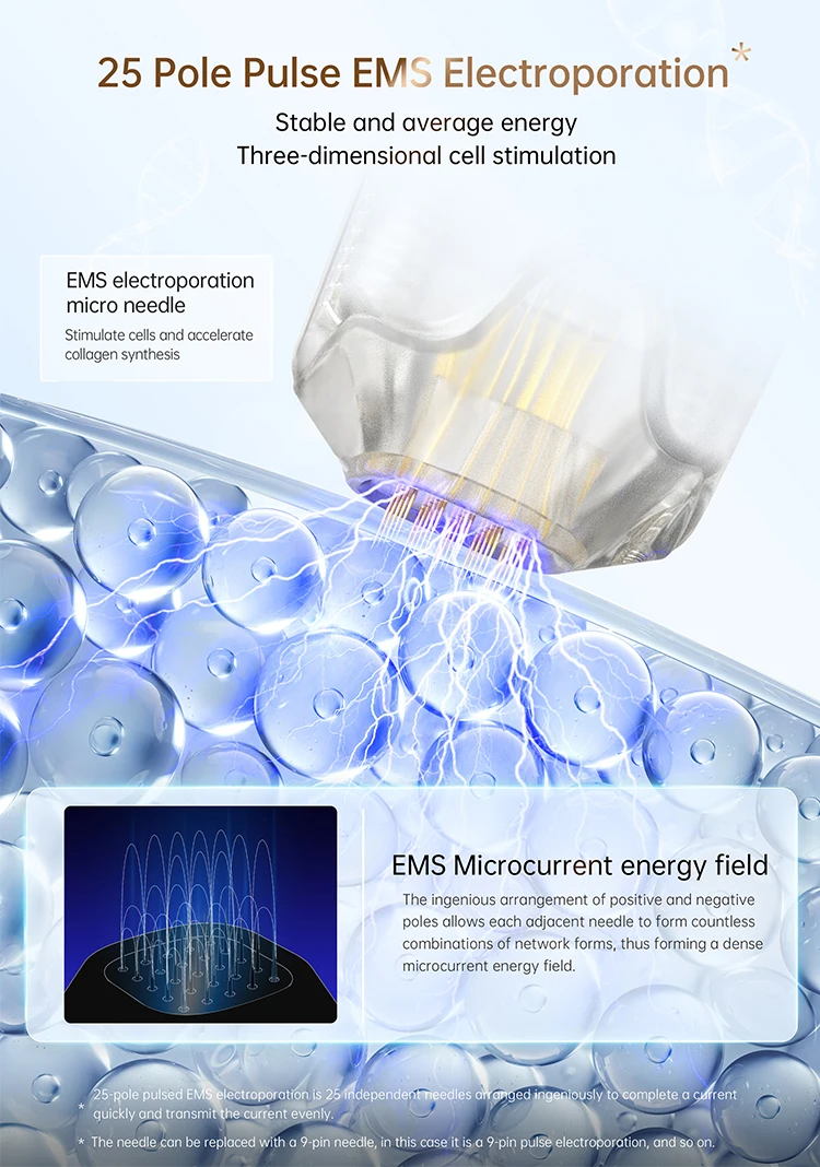 Bio Pen Q2 Needles Ems Microneedlng Pen With Led Light Bio Pen Q2 Derma