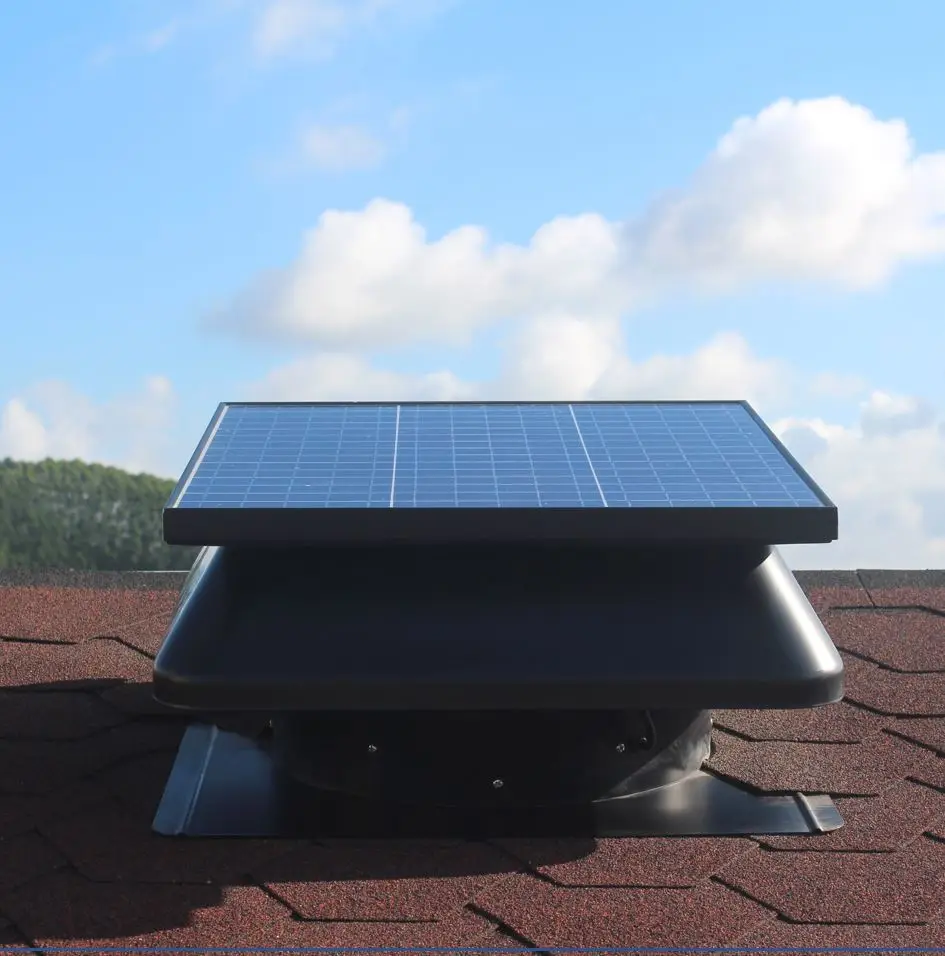 Solar Attic Fan, 40W, HVAC, Axial, Roof - detail 42