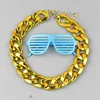 Collier rayé bleu