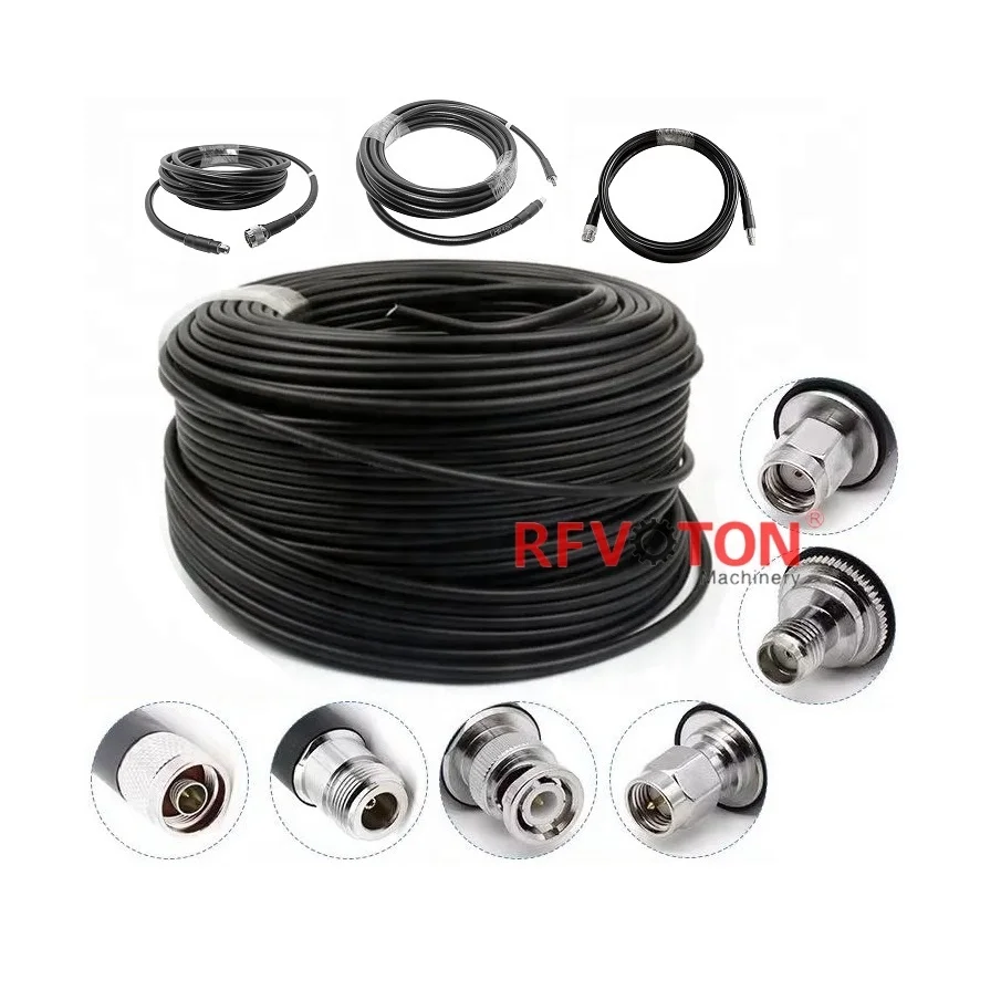 PVC PE WTR400 Coaxial Low Loss N SMA BNC TNC Male Plug to Female Jack  WTR 400 RG8 7d 8d Fb Coax Cable Jumper Cable Assembly