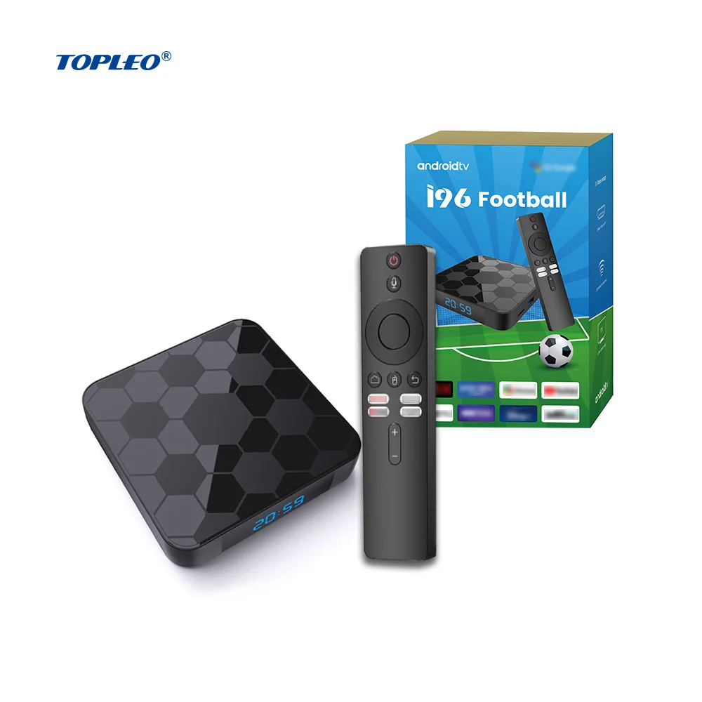 TopleoCertificadoSmartTvBox2gbramWifi6AdvertisingTvBoxStbCertifiedAndroidTvBox