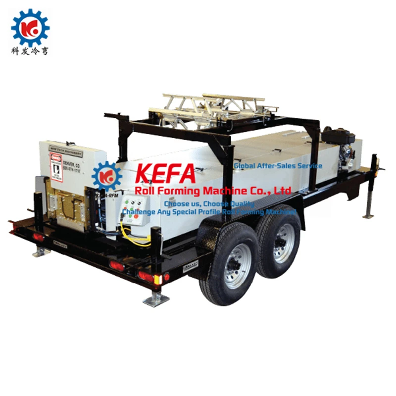 Rain Water Cutter Roll Forming Machine Portable Valley Gutter Roll Forming Machine