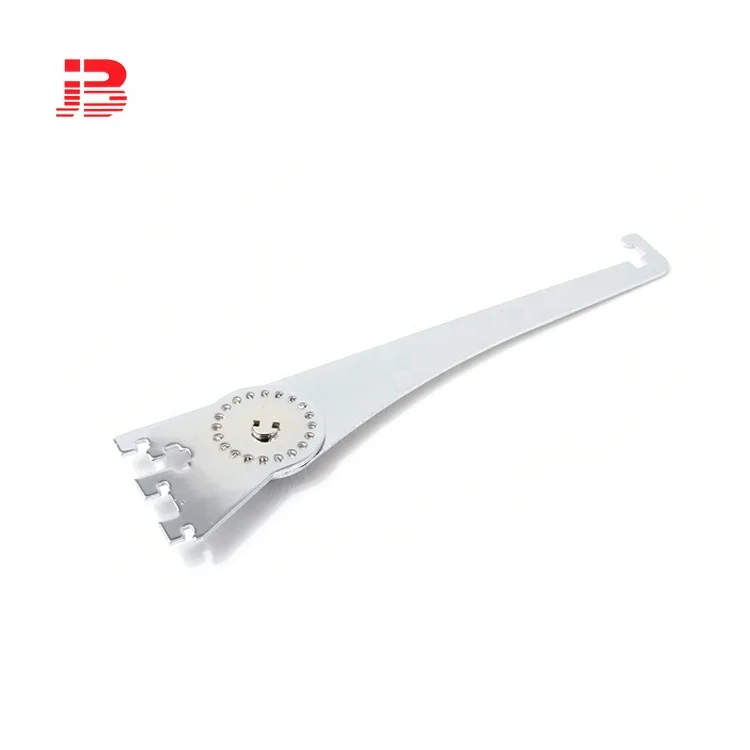 Metal support hanging bracket for glass shelf support manufacture