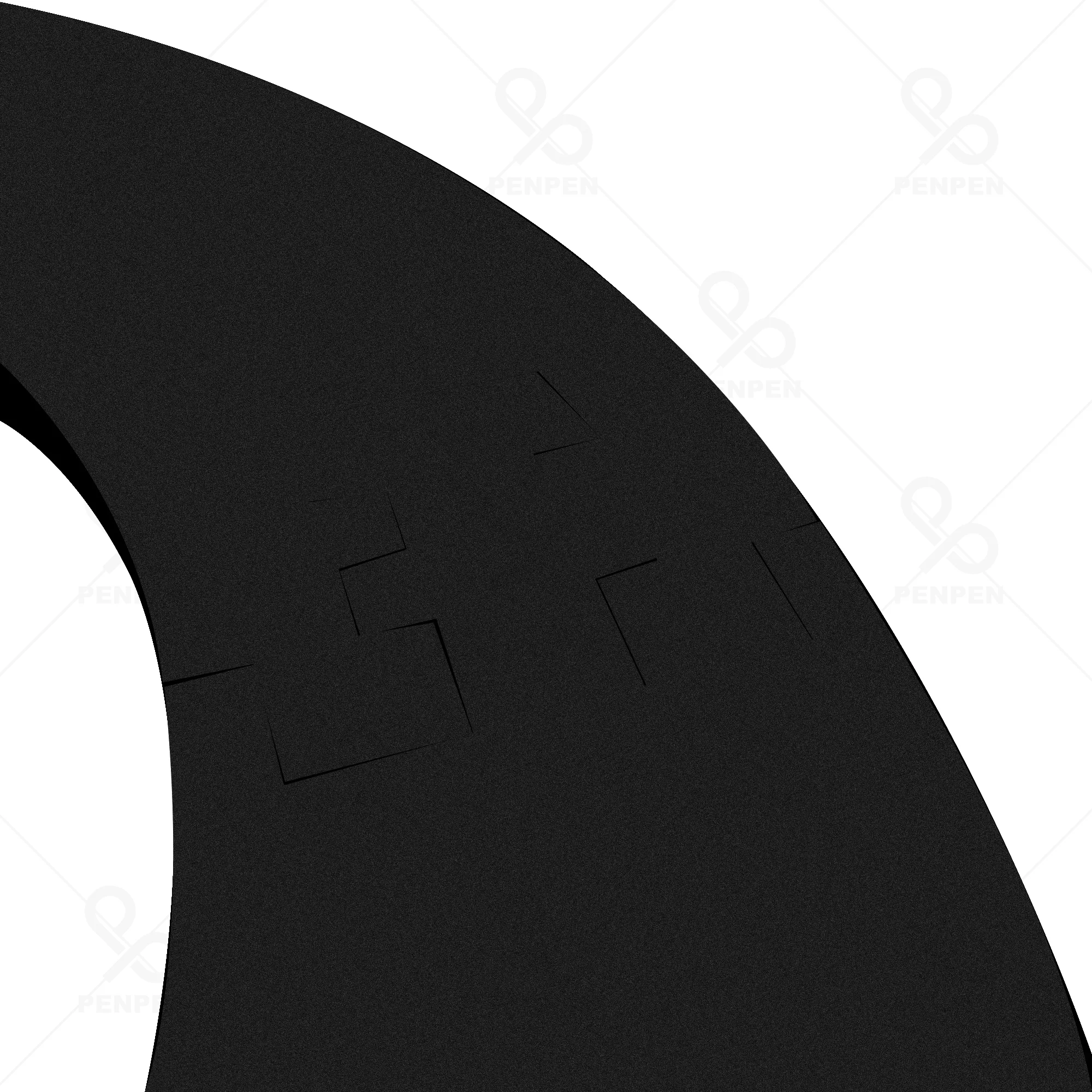 Custom Professional EVA Dartboard Surround for Dartboard Wall protection Black Color HQ0201