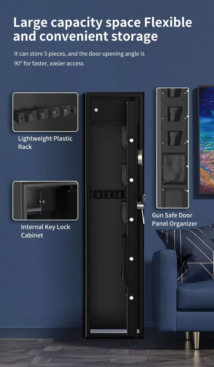 CEQSAFE High Quality Security Company Fireproof Password Locker Gun Safe Box factory