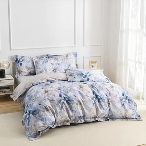 Customized Quilt Covers Flower Patterns Duvet Cover  Set Bed Sheets Set 3D Digital Print Bedding Set