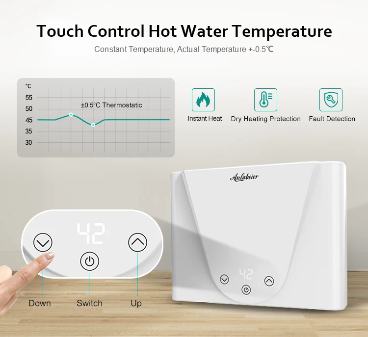 Cast Aluminum Heating Element Tankless 220v 5.5kw Small Kitchen Treasure Buy Cheap Instant