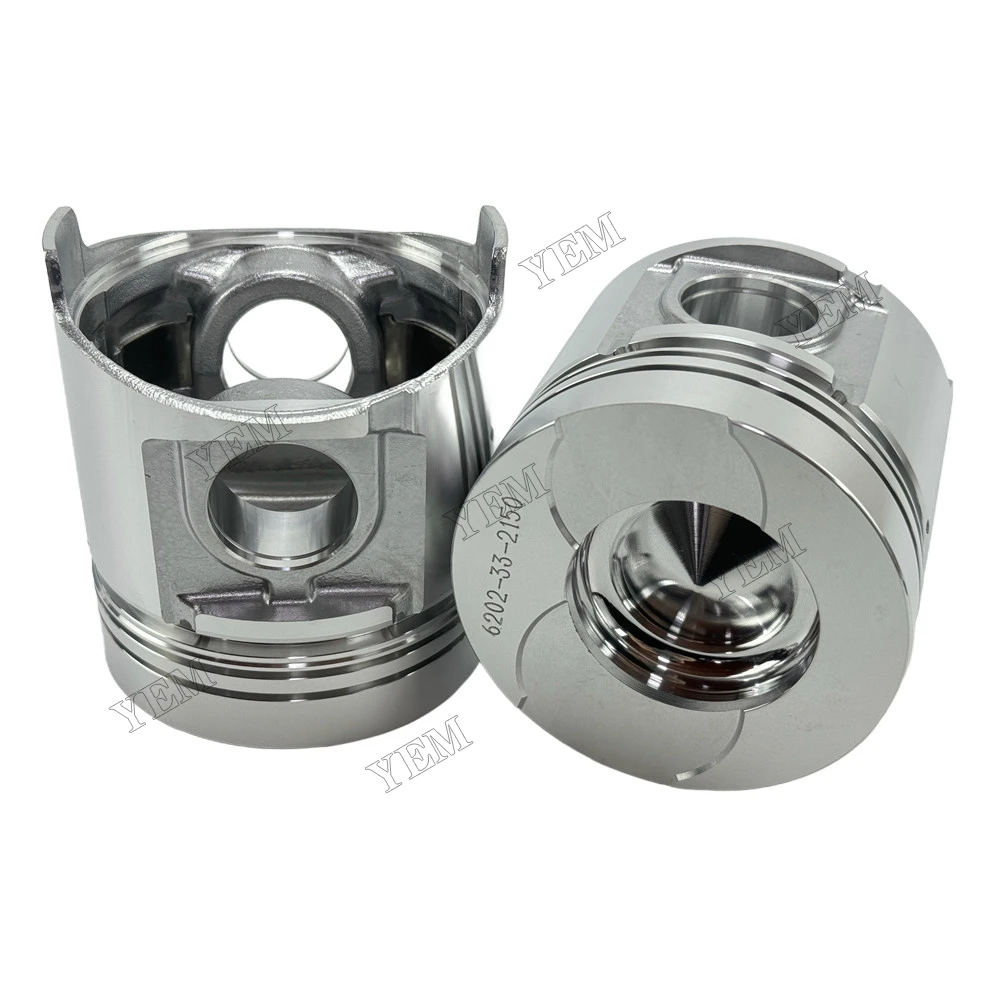 Piston Kit 6202-33-2150 6202-33-2160 Fit for Komatsu 4D95 Engine 3