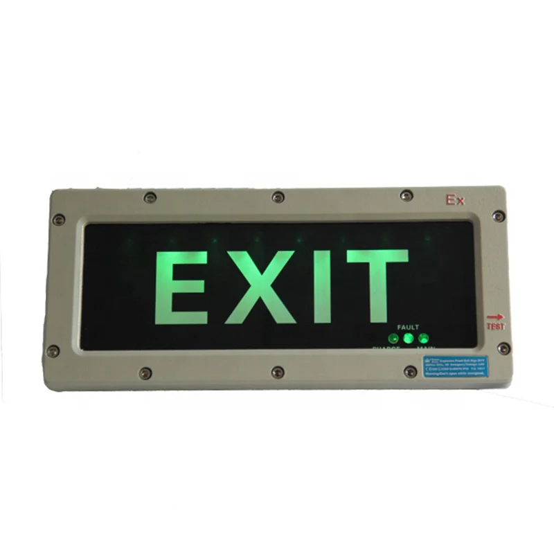 BYY Series LED Explosion Proof Emergency Light Exit Sign CROWN EXTRA