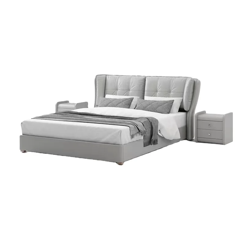 high durability modern solid wood soft king size murphy bed