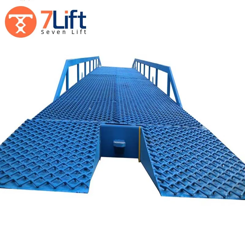 Adjustable Hydraulic Antiskid Unloading Ramp Slope Bridge Loading Ramp Container Warehouse Loading Ramps