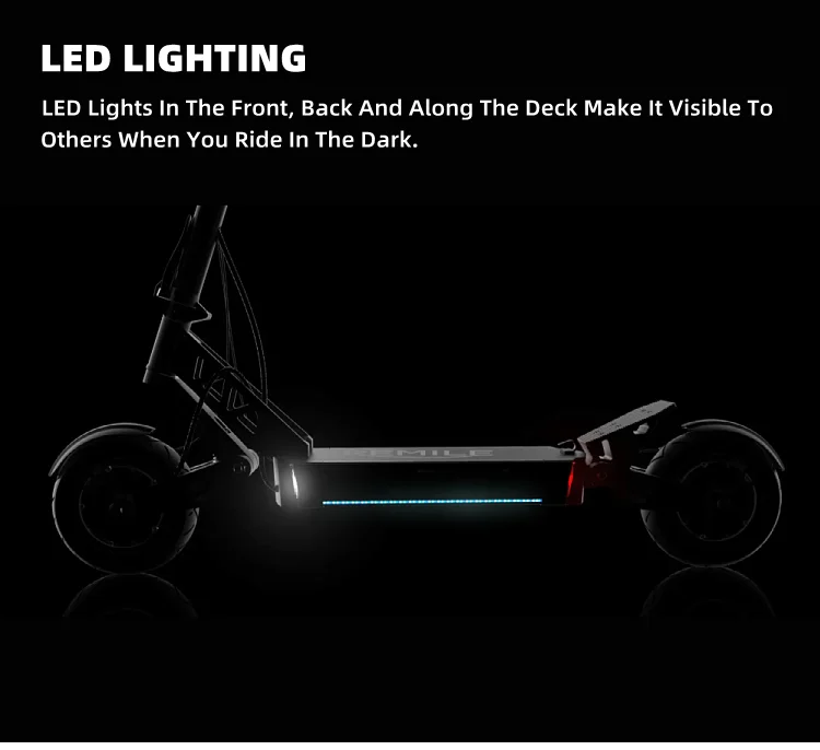 2 Wheel Electric Scooter 22.4ah 65km/h 2000w Off Road 10 Inch Electric