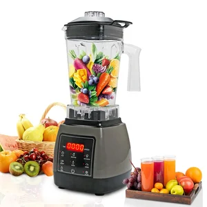 Touch Screen High Performance Licuadora Heavy Duty 2000w Digital Ice Kitchen Commercial Mixer Machine Blenders Juicers