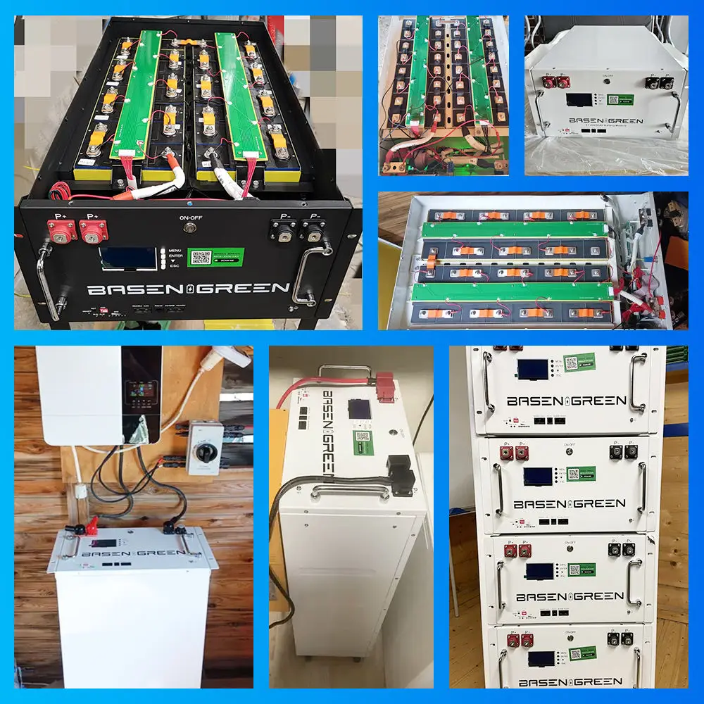 Basen 48V 280 Diy Kit Lifepo4 Battery Box for Home Solar System 15Kw 20Kw 48V 200AH 230AH 280AH 320AH Lithium Battery Case