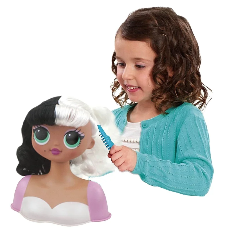 Omabeta Poupées de maquillage de coiffure 25 pièces jeux coiffeur