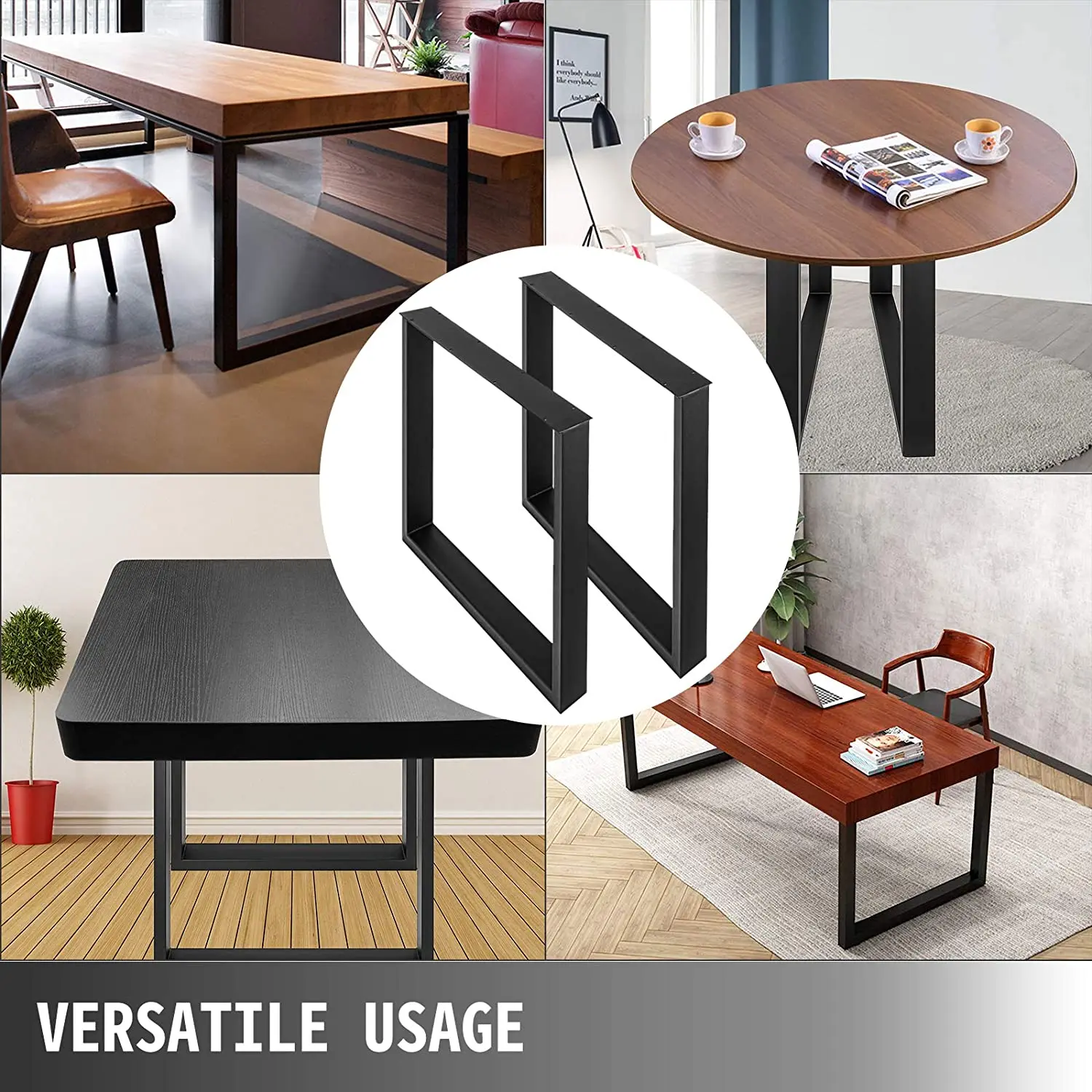 Table Leg Frame Restaurant Support Desk Feet Wholesale Furniture Industrial Office Cast Iron Dining Steel Coffee Metal Table Leg