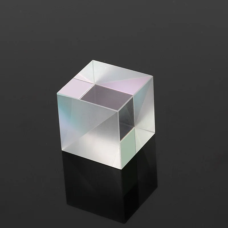 Custom Quartz K9 Optical Glass Cube Rectangular Prisms with Tetrahedral Beam Splitter Prism