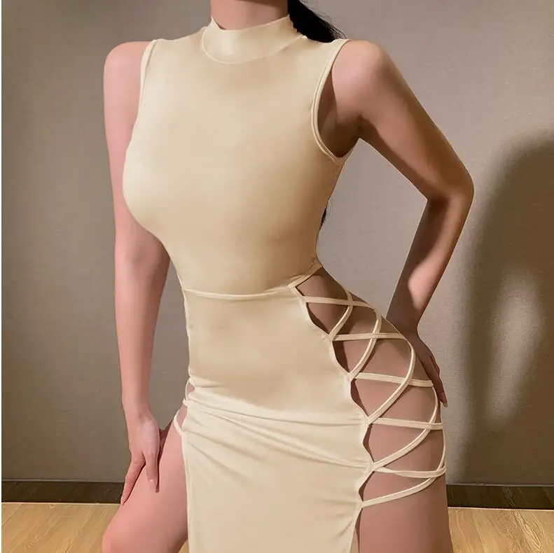 Women Sexy Slit Dresses 