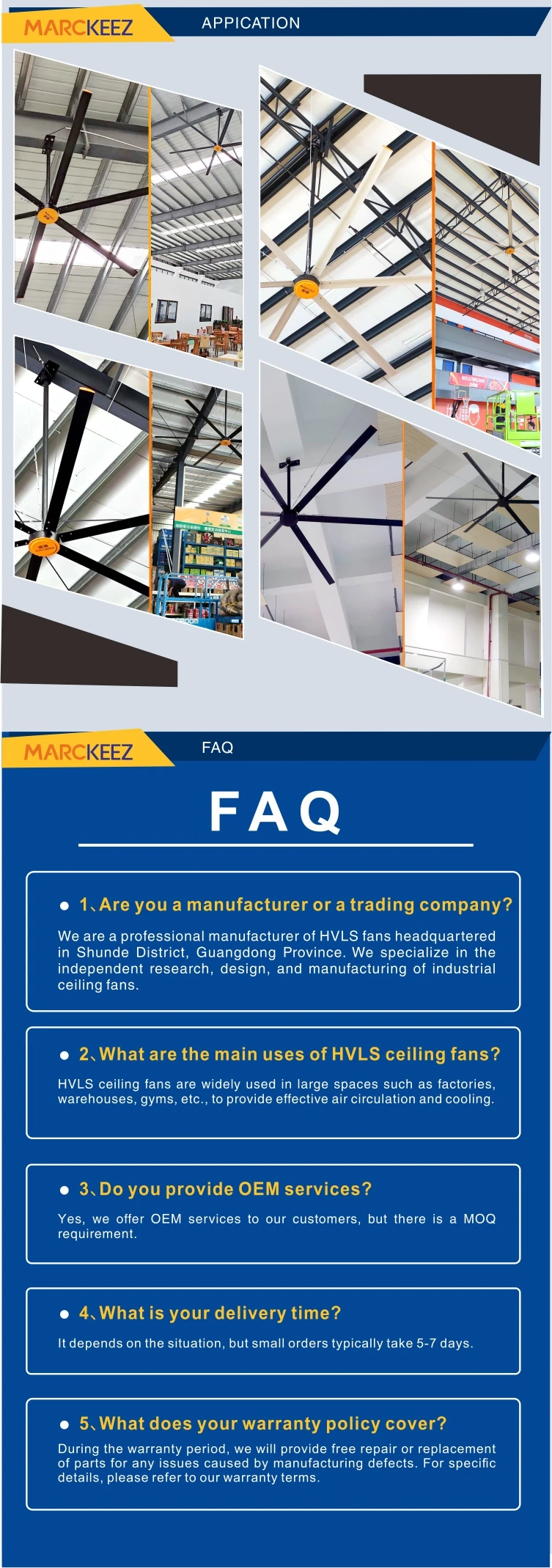 Industrial Ceiling Fanpowerful, 4.3m, HVLS - detail 12