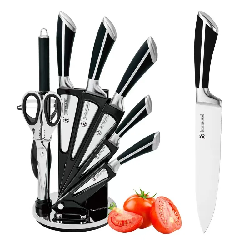 Stainless Steel Kitchen Knife Set Hollow Handle Chef Knife Gift Set