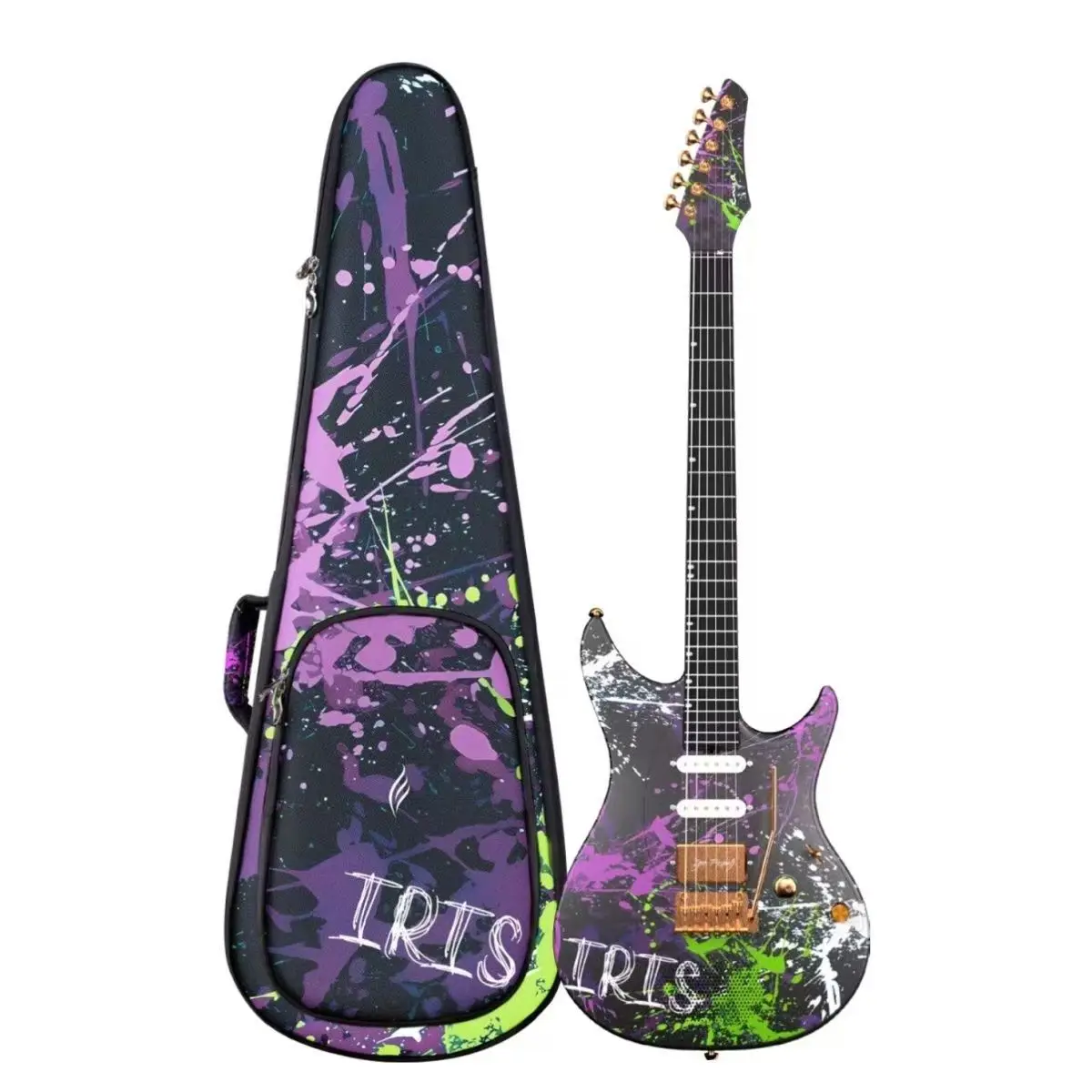 ENYA Carbon Fiber Electric Guitar with Ebony Fingerboard & 6