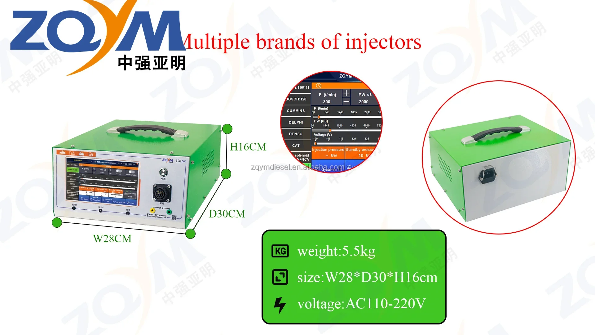 ZQYM Factory Multi-Function ZQYM-128 Pro Common Rail Injector