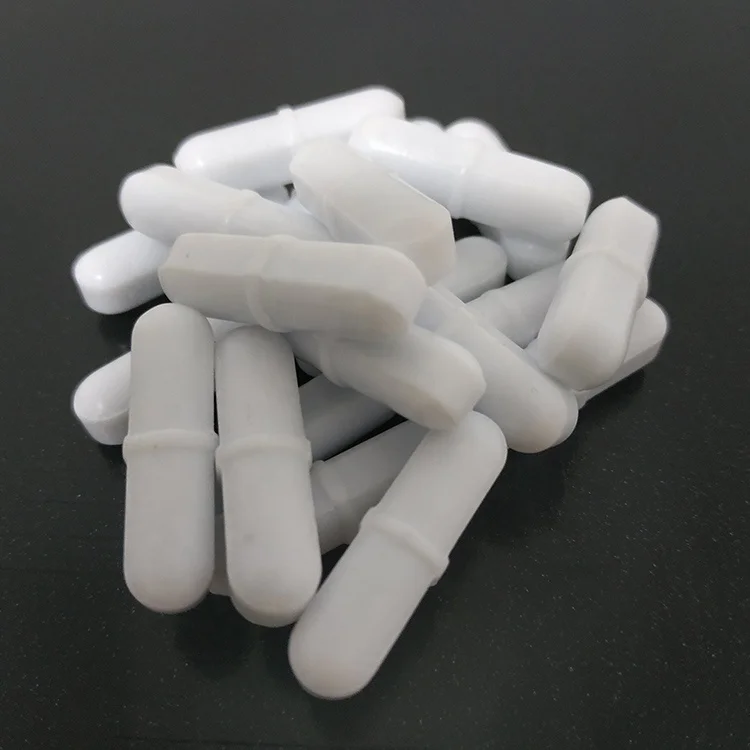 Сильные лабораторные белые магнитные мешалки с покрытием из ПТФЭ, магниты для перемешивания