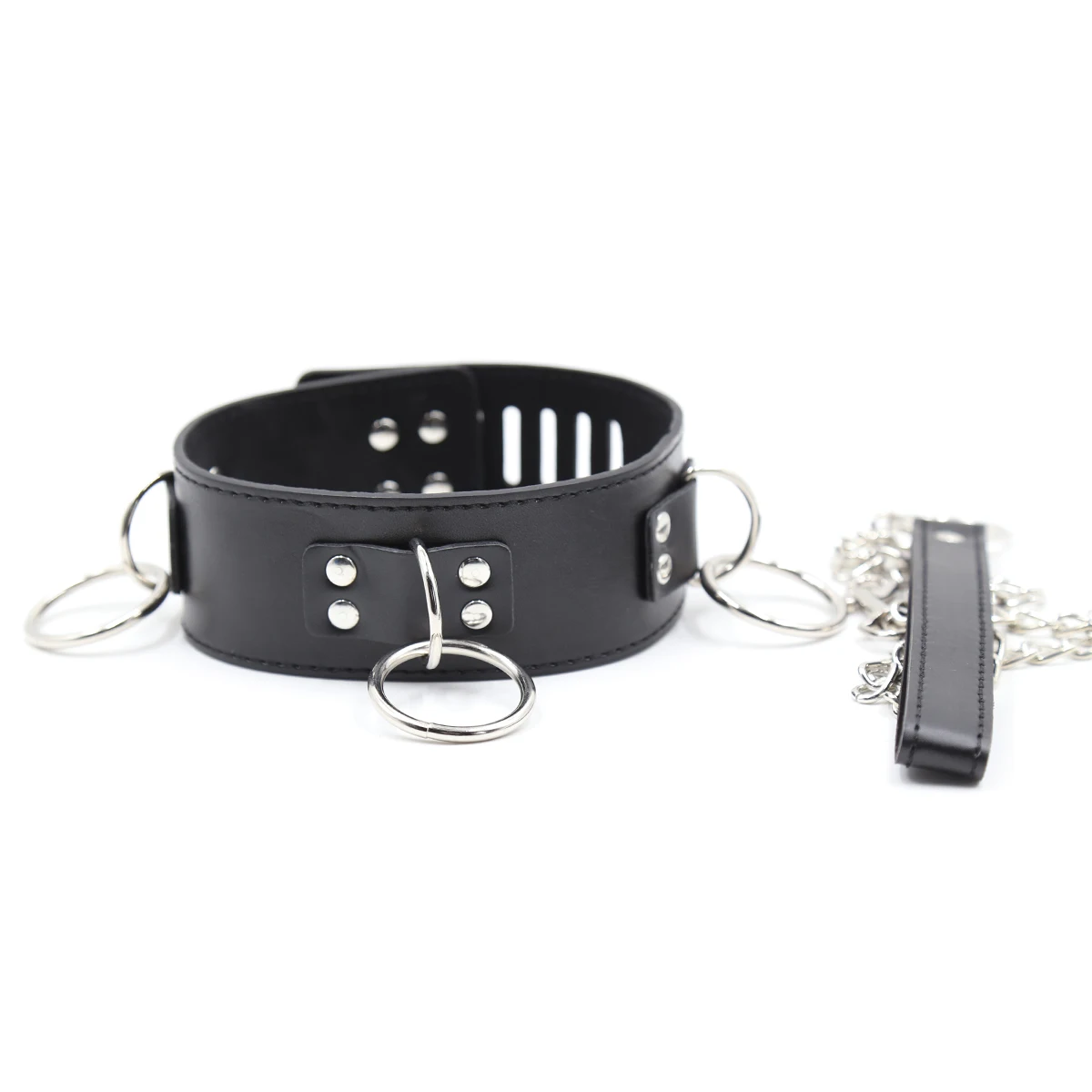 Integrated Leash Dog Leash BDSM Collar Collar Bondage Set Lockable