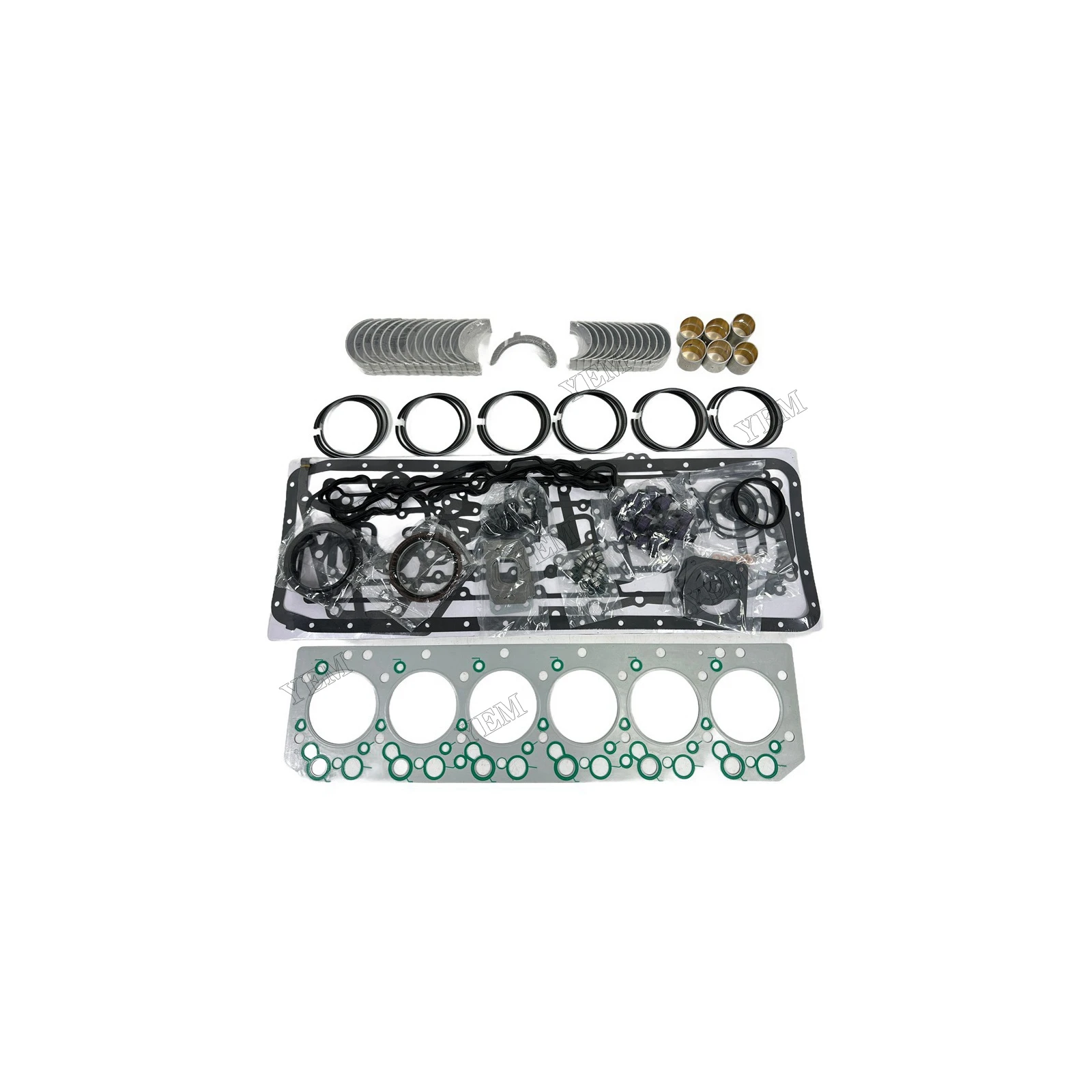 Overhaul Re-ring Kit Compatible for Doosan / for Develon DL06 Engine Repair Kit