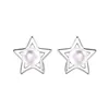 Beaded five-pointed star stud earrings yse-2567e