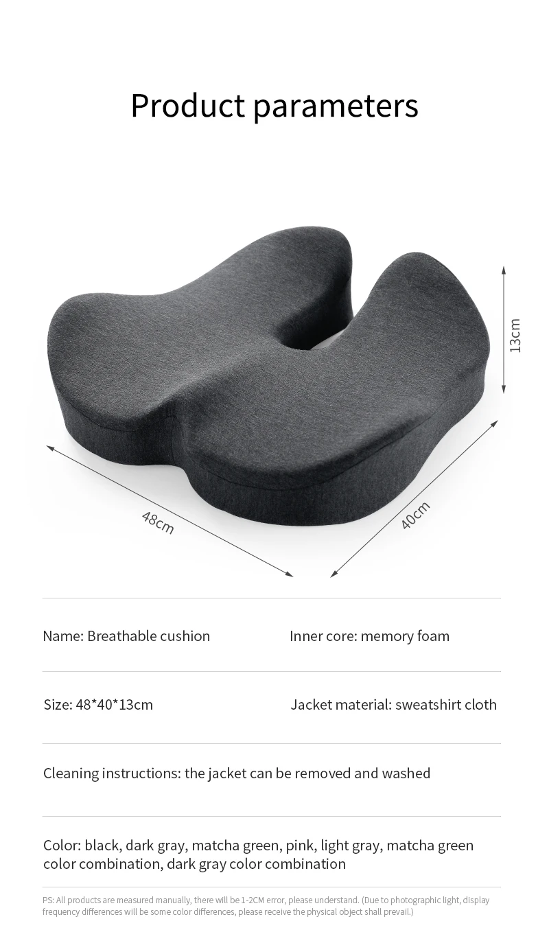 Hot Selling Lumbar Back Support Chair Comfortable Massage Pillow Memory