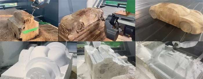 BCAM 5 AXIS CNC Milling Centor Routers Four Process Cnc Machine 1325 High Speed  Woodworking 4 Axis  Wood Cnc Router for Sale