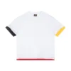 White Back Orange Red