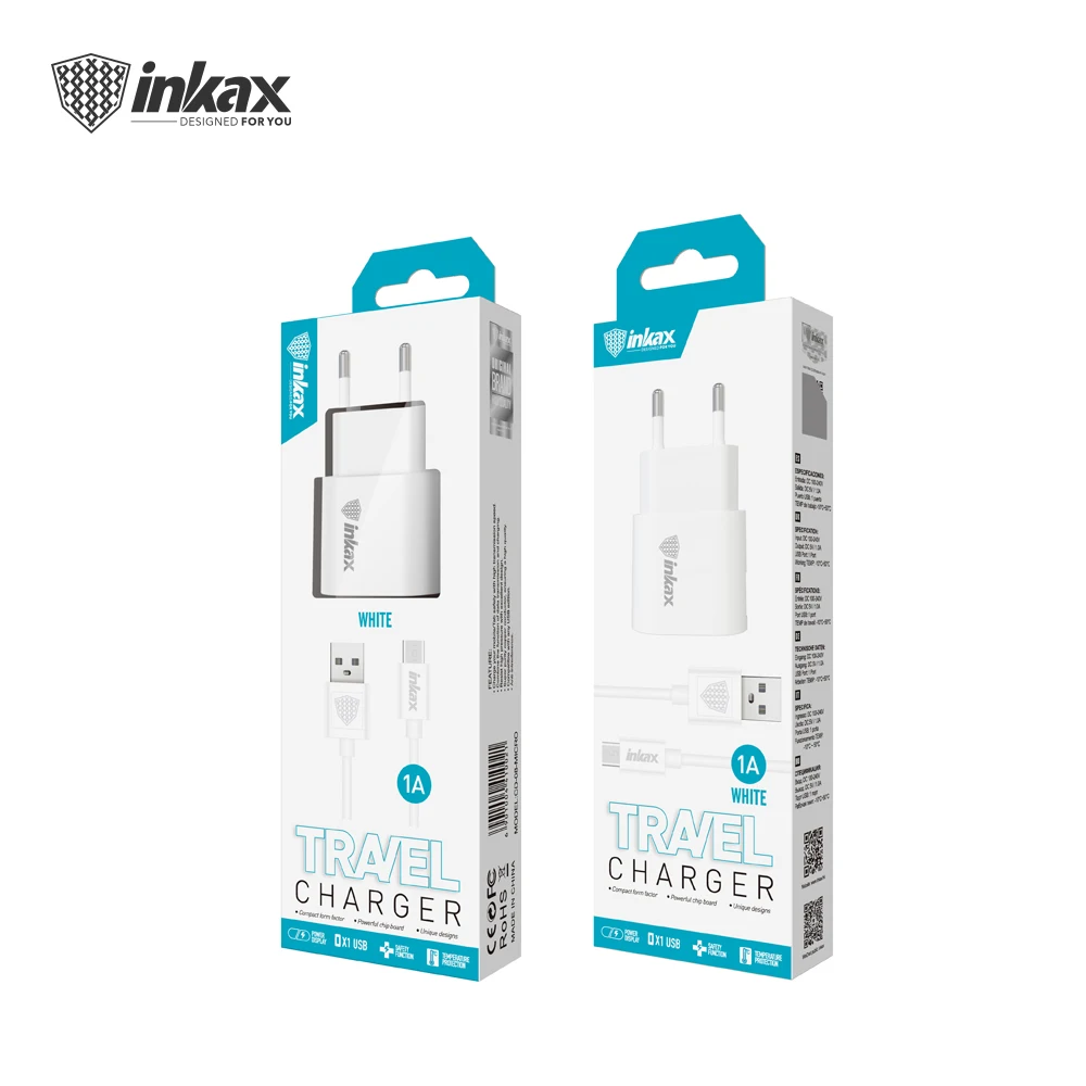 CHARGEUR 35 W INKAX HCC-08 DOUBLE PORT TYPE – C