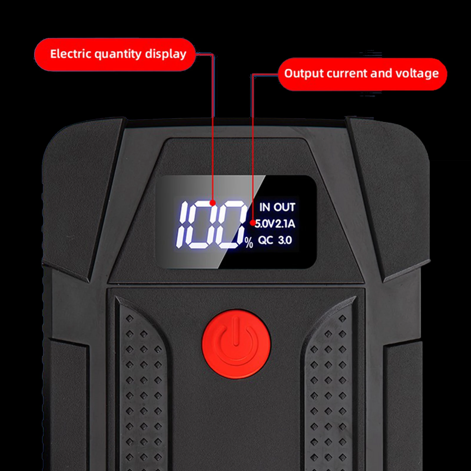 Car Jump Starter 20000mah 500a Emergency Starter With Usb Quick Charge