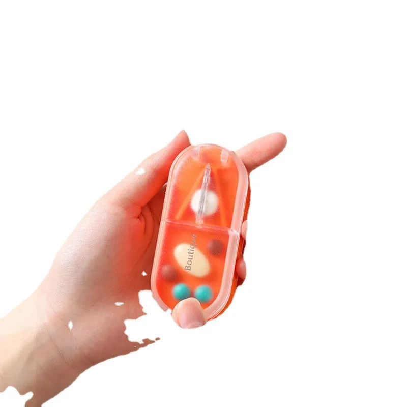 Портативный дорожный контейнер для таблеток, пластиковый контейнер для хранения лекарств, контейнер для таблеток, органайзер, вместительные контейнеры для таблеток