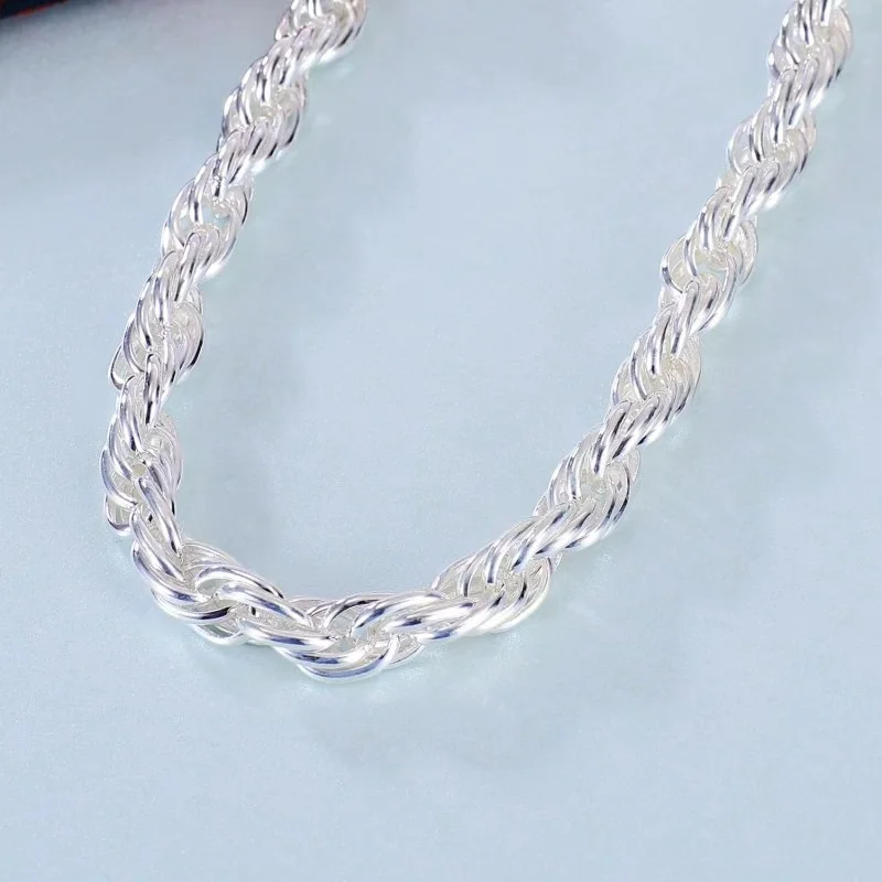 【HYERES LOR】24SS★ H Ribbon Flow Silver Chain Necklace HYERES LOR】24SS☆ H Ribbon Flow Silver Chain Necklace