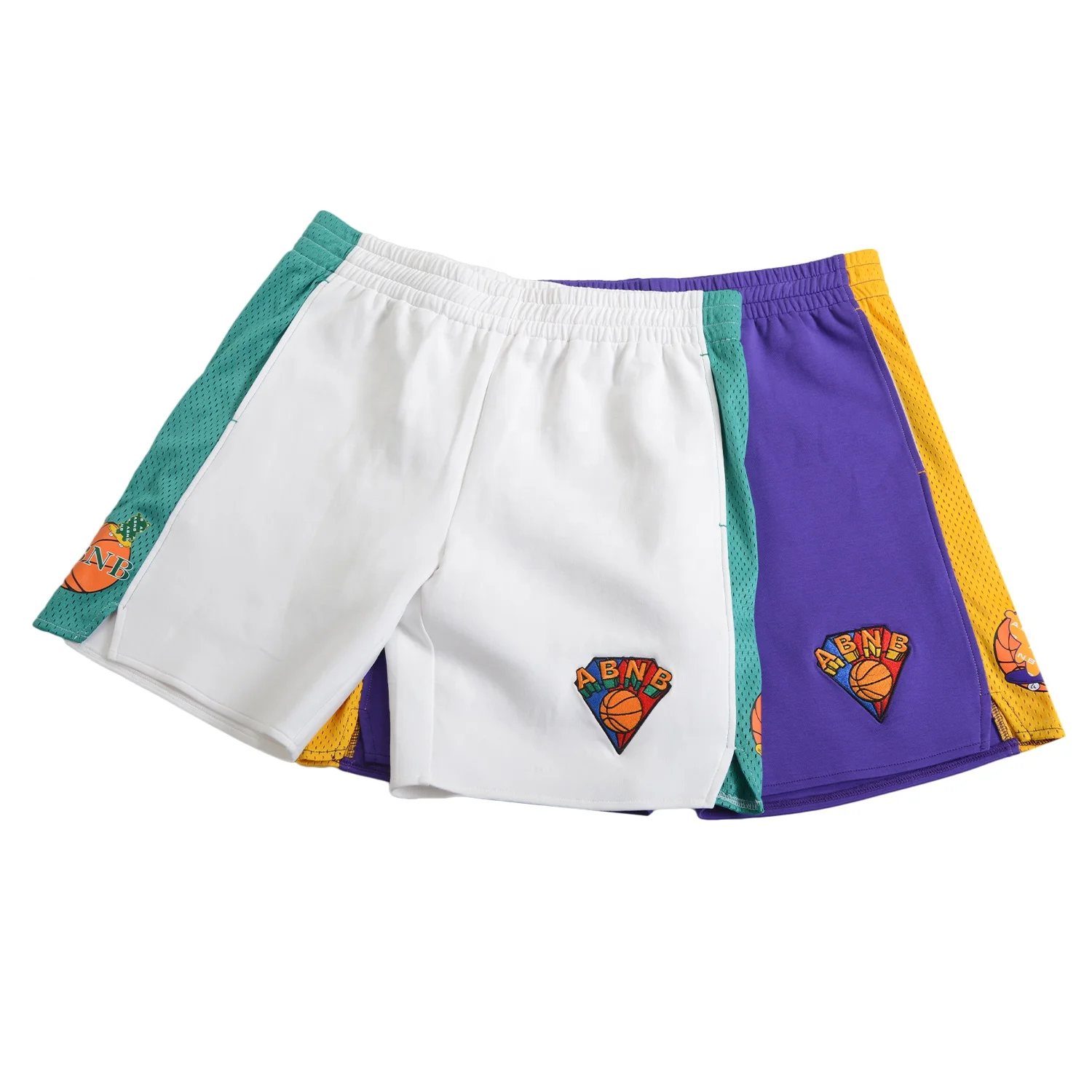 Мужские сетчатые шорты с вышивкой