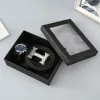 m2302 nero - set da 3 pezzi - cintura in pelle - orologio - confezione regalo
