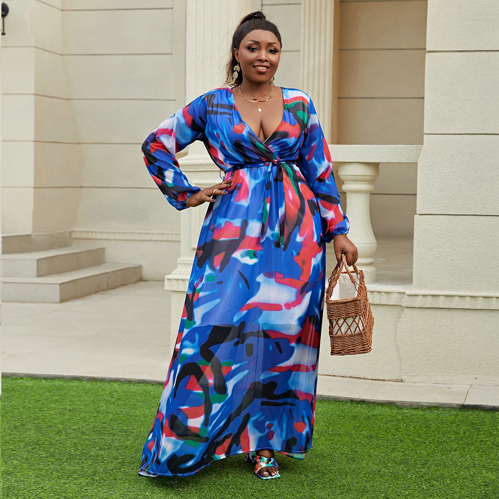 Vestido Maxi Vestido Talla Grande Verano Vestidos De Fiesta Maxi
