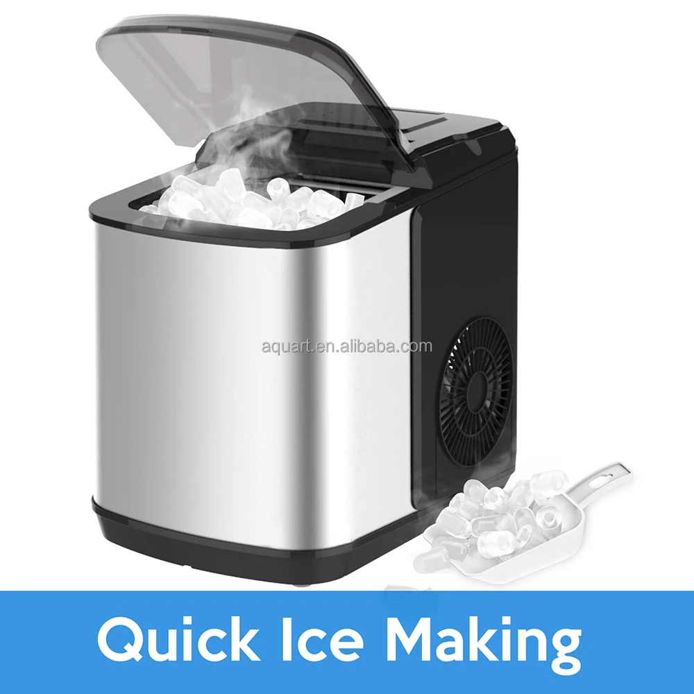 Ice Maker Machine Portable Ice Maker Ready In 6 Mins Compact Ice For