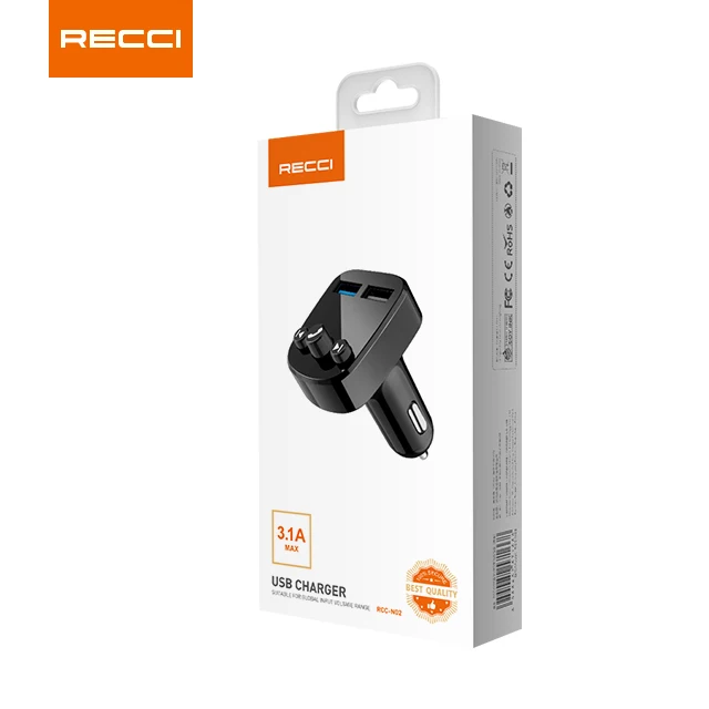 
 Recci rcc-n02 беспроводные телефонные звонки mp3 fm автомобильное зарядное устройство с радио передатчик  