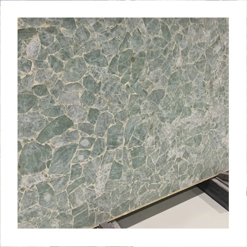 product luxury agate stone light green semiprecious stone slabs for background wall green gemstone tiles wholesale-0