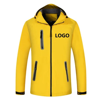 wholesale unisex team jacket for sport rain waterproof reflective coat thick soft shell jacket thermal cycling jacket