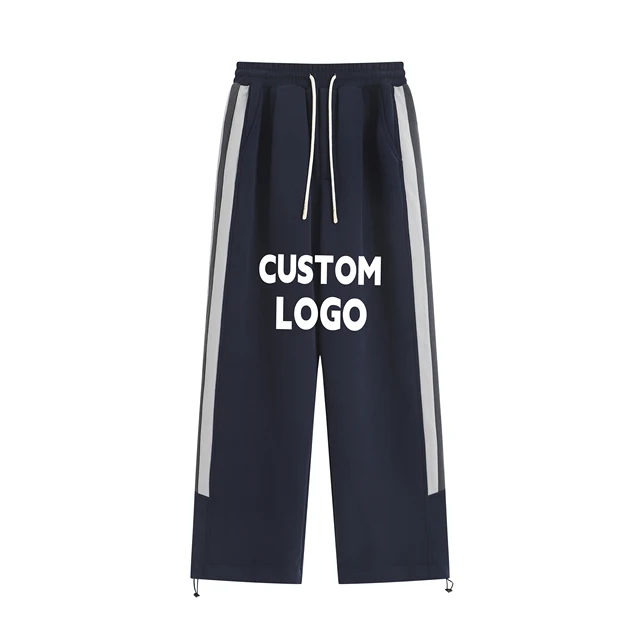 Custom Logo Label Fashion Designer Casual 100% Cotton Luxury Fashion Casual Comfort Fitness Jogging Exercise sweat pants