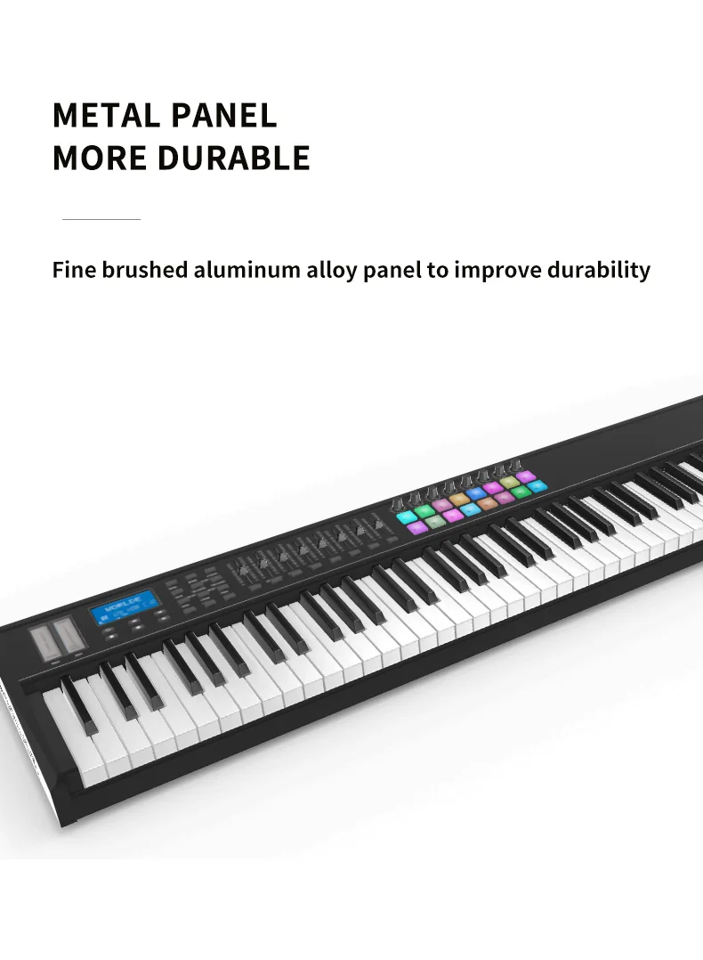 37 Semiweight Keys Midi Keyboard For Studio Usb Midi Controller Plug