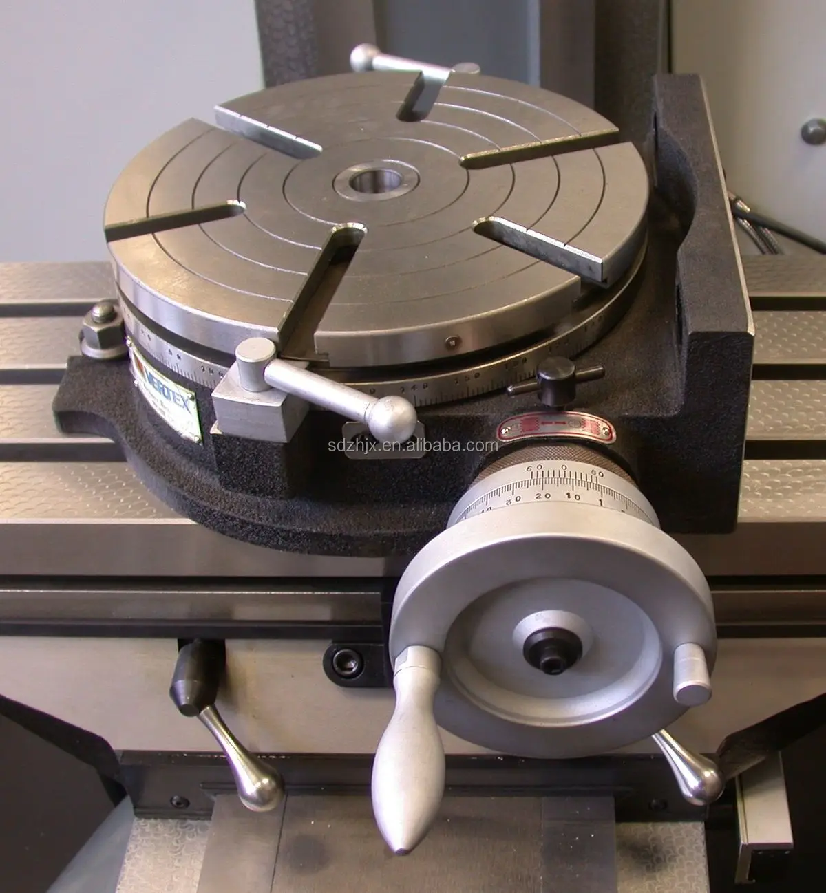 CNC Manual Rotary Table HV4 HV6 HV8 HV10 Milling Indexing Table