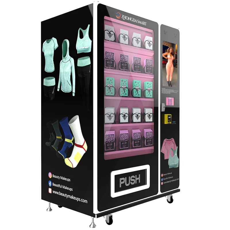 Electronic Touch Screen Clothes Vending Machine Automatic Clothing Vending Machine with Advertising Screen