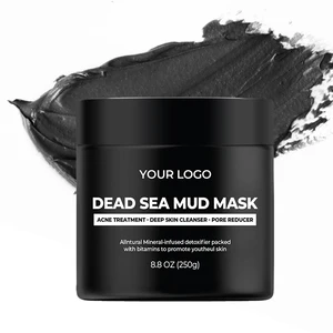 Dead Sea Mud & Jojoba Oil Korean Skin Care Clay Face Mask Hydrating & Soothing Balancing Herbal Treatment for All Skin Types