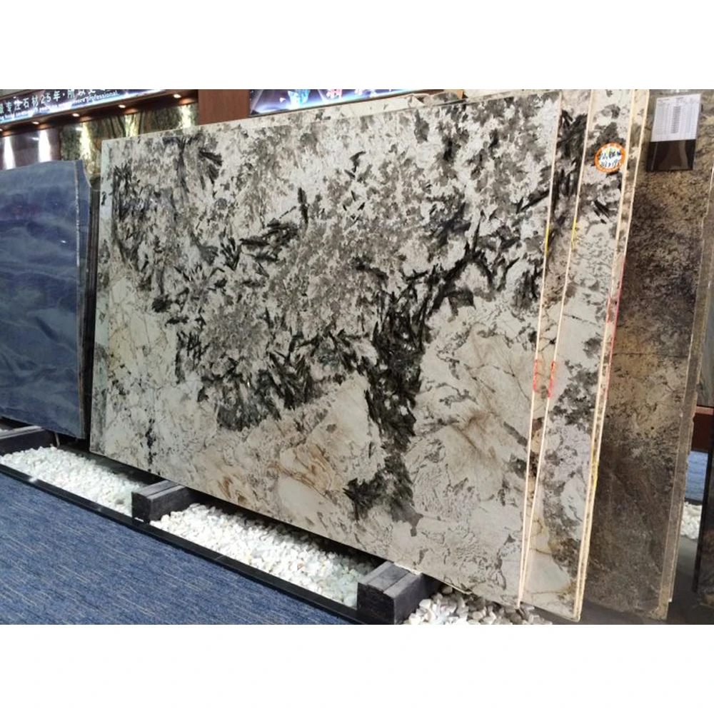 SH STONE Brazil Snow White Granite Slab Honed Snow White Granite Price Snow White Granite